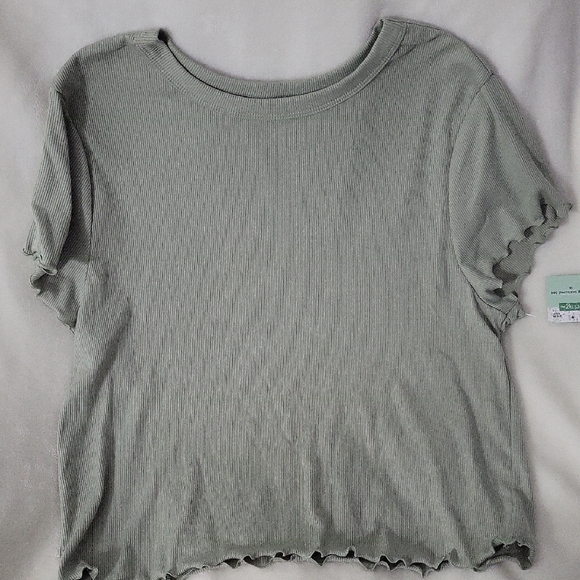 Rebel Sky Tops - Rebel Sky Sage Green Short Sleeve Tee